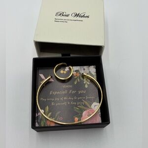 Best Wishes‎ Ring And Cuff Gift Believe In You As I Do
